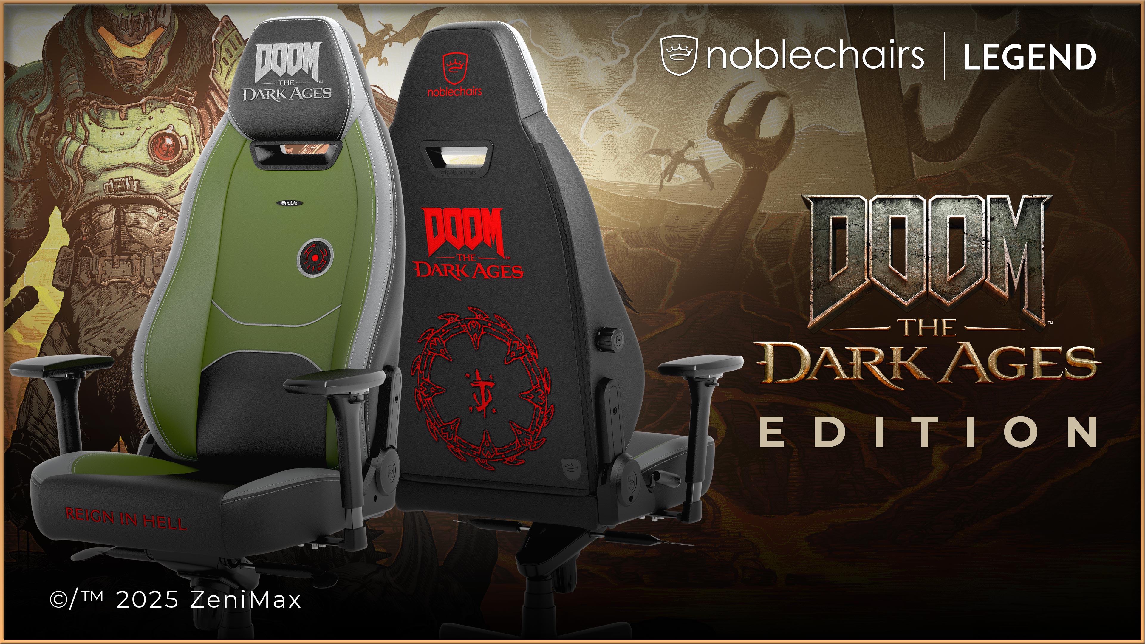 Amazon.com: noblechairs Legend Gaming Chair – Doom: The Dark Ages
