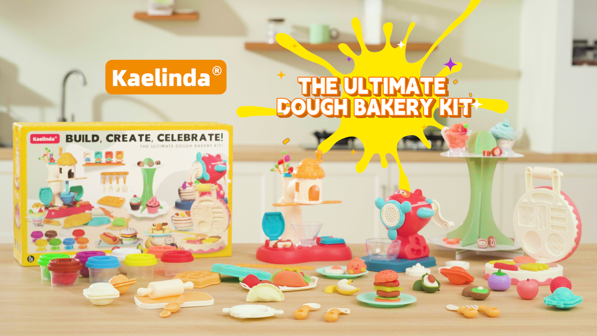 Amazon.com: Kaelinda 77 Pcs 4 in 1 Playdough Sets for Kids Age 2-4