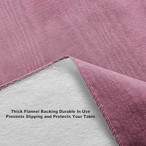 Miniatura 7 de Newbridge Moire - Mantel de franela de vinilo con estampado ondulado de color sólido para interiores y exteriores