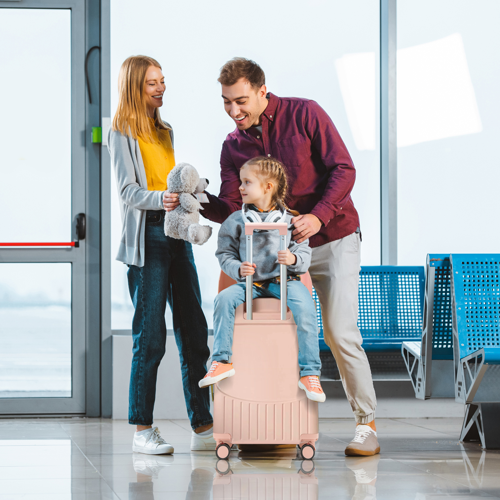 Amazon.com | Apelila Ride On Suitcase with Built-In Seat 20 Inch Amazon.com | Apelila Ride On Suitcase with Built-In Seat 20 Inch