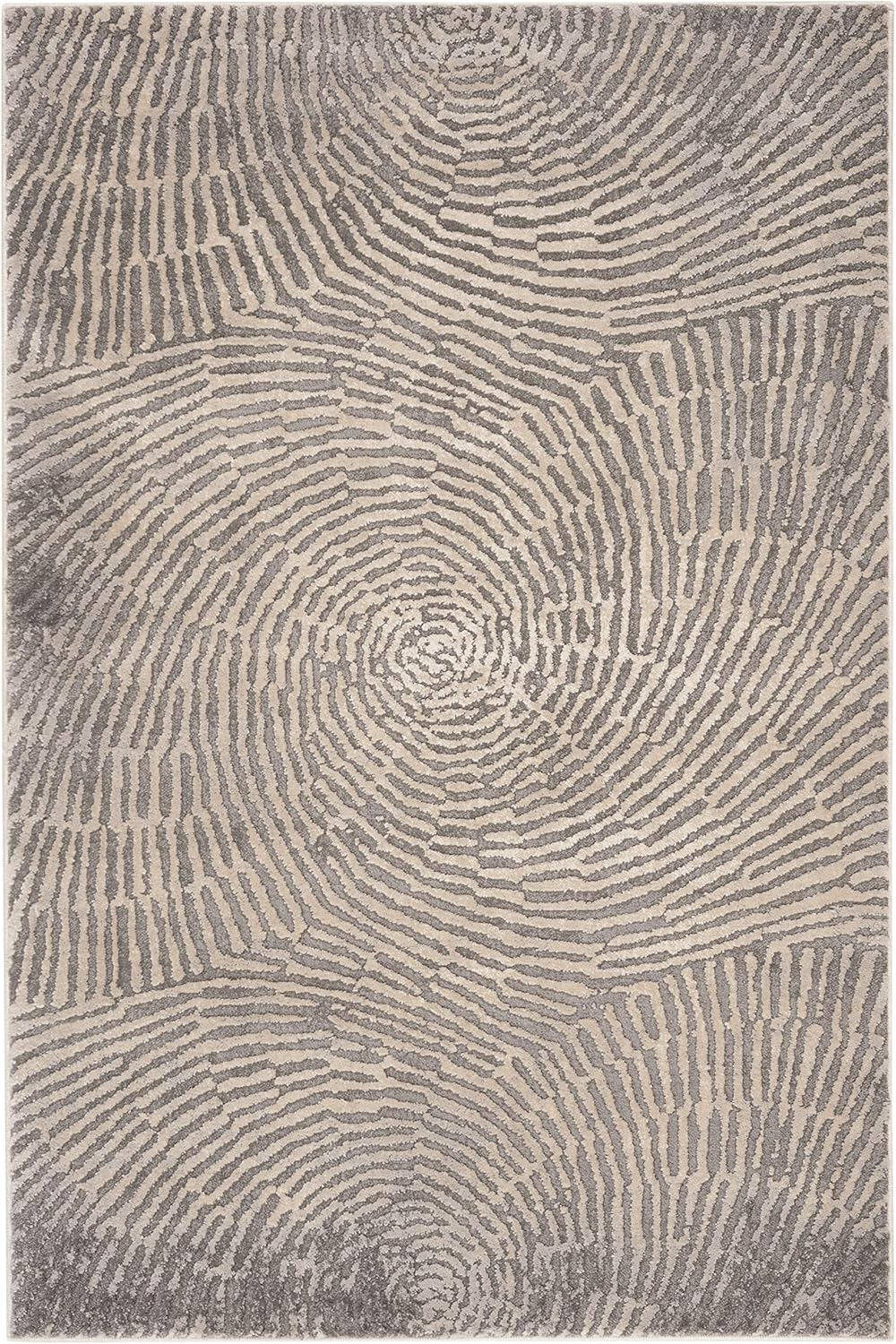SAFAVIEH Meadow Collection 3'3" x 5' Taupe MDW343E Modern Abstract Area Rug