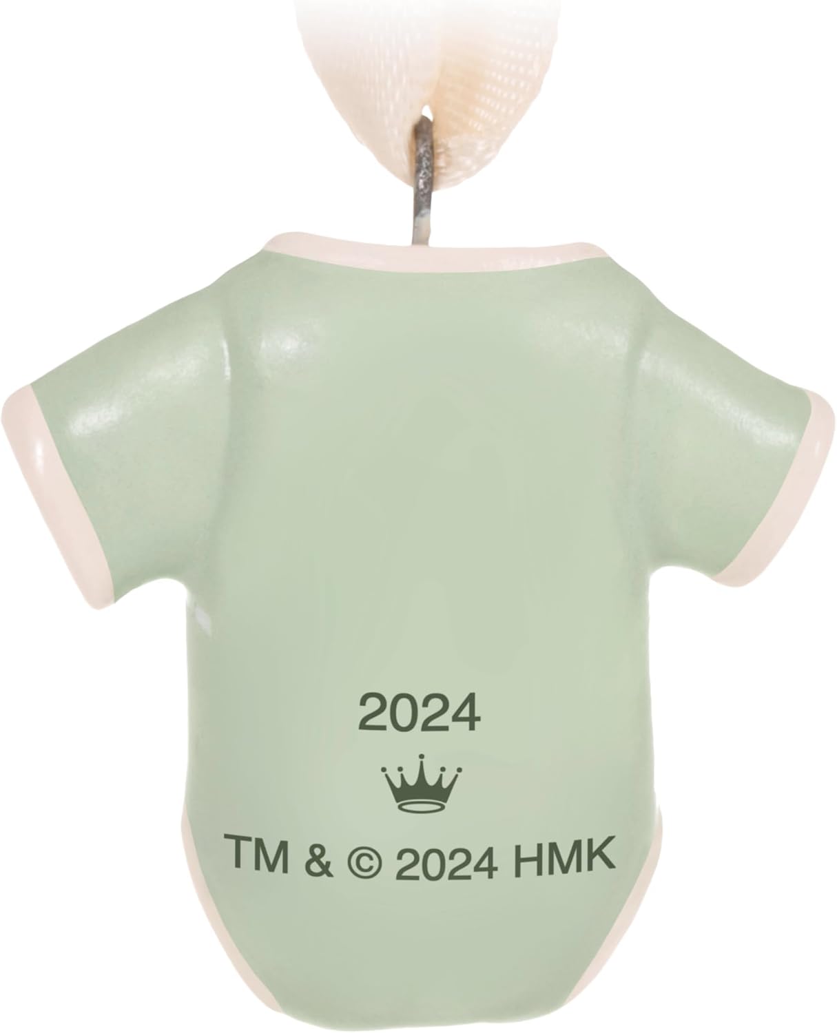 Hallmark Keepsake 1" Miniature Christmas Ornament 2024, Mini New Li'l Wonder, Porcelain, Baby Gift image 2