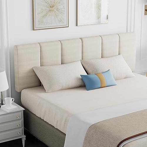 HAOBO Home Cabecera tapizada plegable tamaño King con paneles de lino con ajustes de altura disponible en Yaxa Colombia