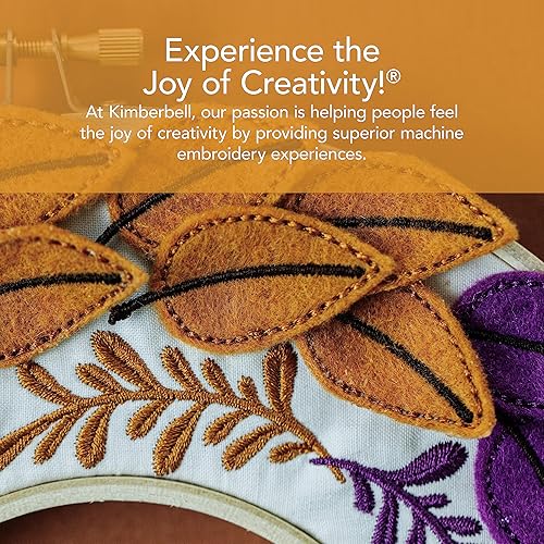 Miniatura 5 de Kimberbell Paquete de fieltro de otoñoinvierno, kit de adornos para manualidades, 11 hojas de fieltro de colores surtidos, hoja de fieltro no tejida