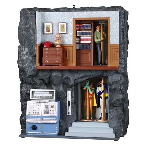 Hallmark Keepsake Christmas Ornament, Batman The Classic TV Series To the Batcave! With Light, Sound and Motion, Super Hero Gifts
