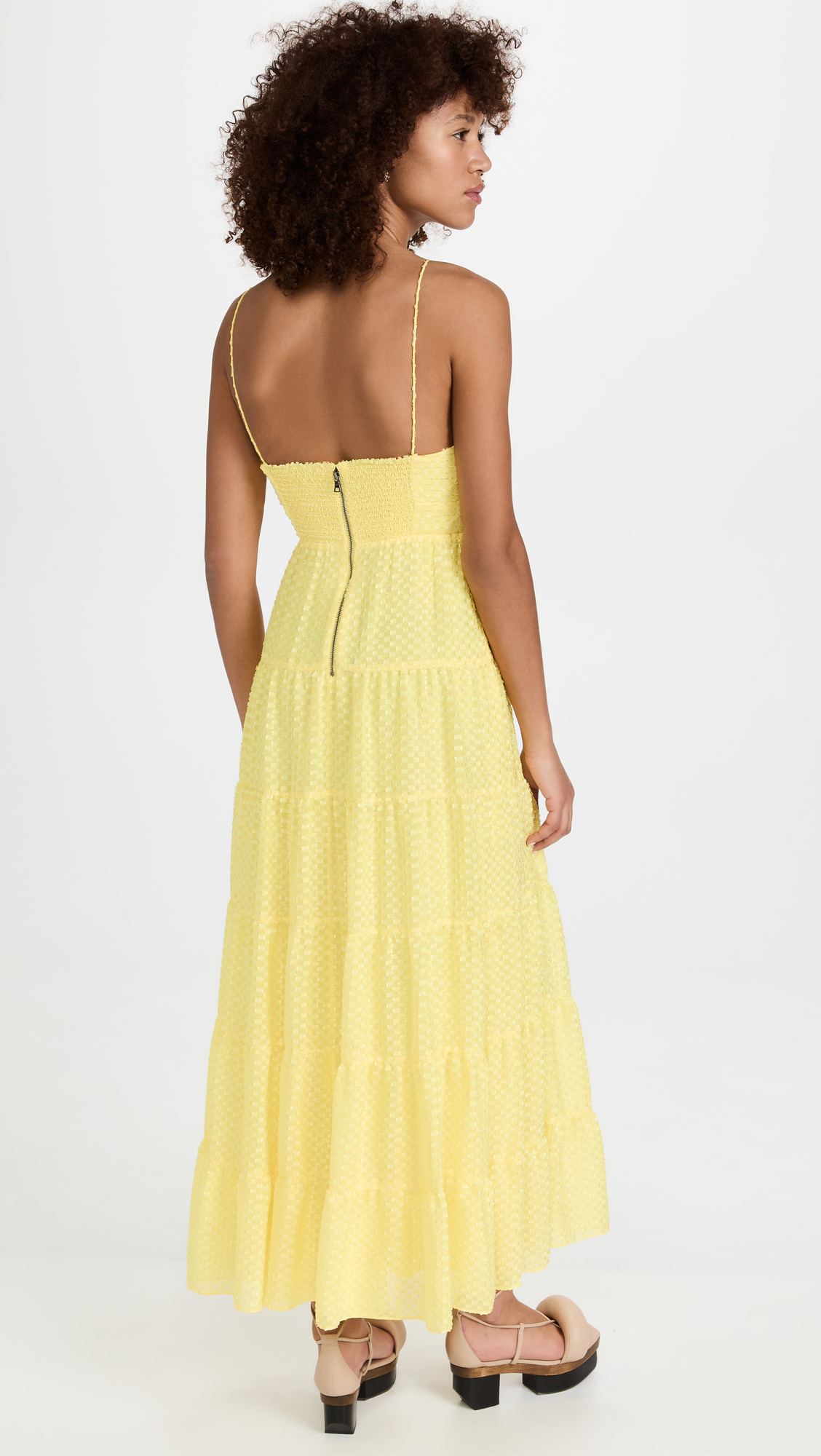 Alice + Olivia Women's Tie Front Maxi Dress, Sunflower, | B2B Liquidation
