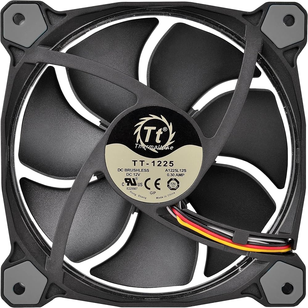Thermaltake Ring 14 High Static Pressure 140mm Circular Ring Case/Radiator Fan with Anti-Vibration Mounting System Cooling thumbnail 4