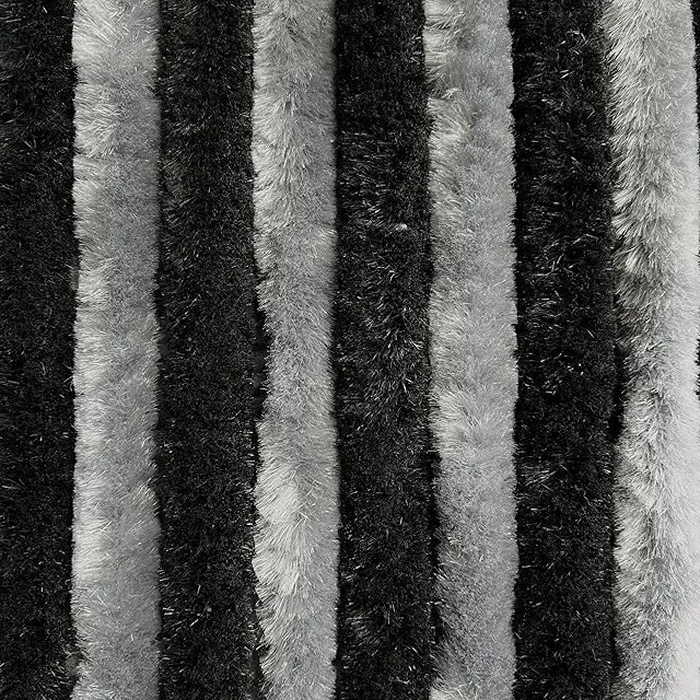 EXPLORER® Flauschvorhang Wohnwagen - Insektenschutz aus Chenille für Camping & Balkon