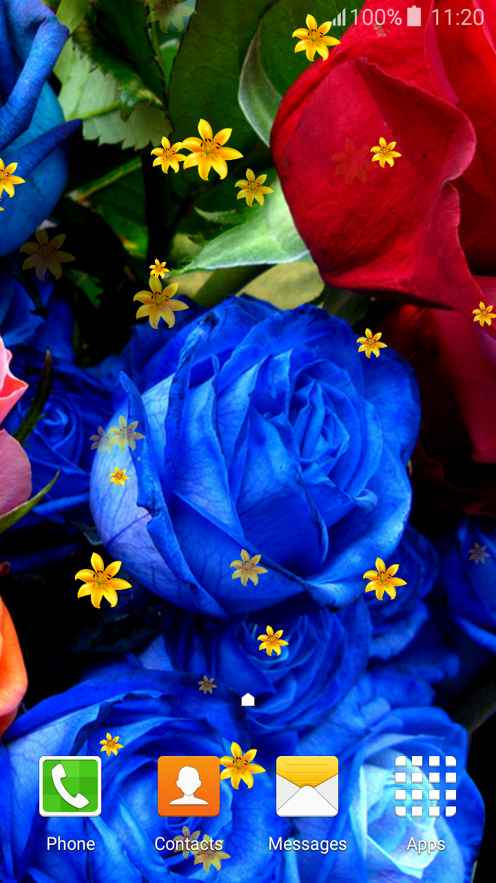 Blue Rose Live Wallpaper Project: 3D Wallpaper With Depth Effect