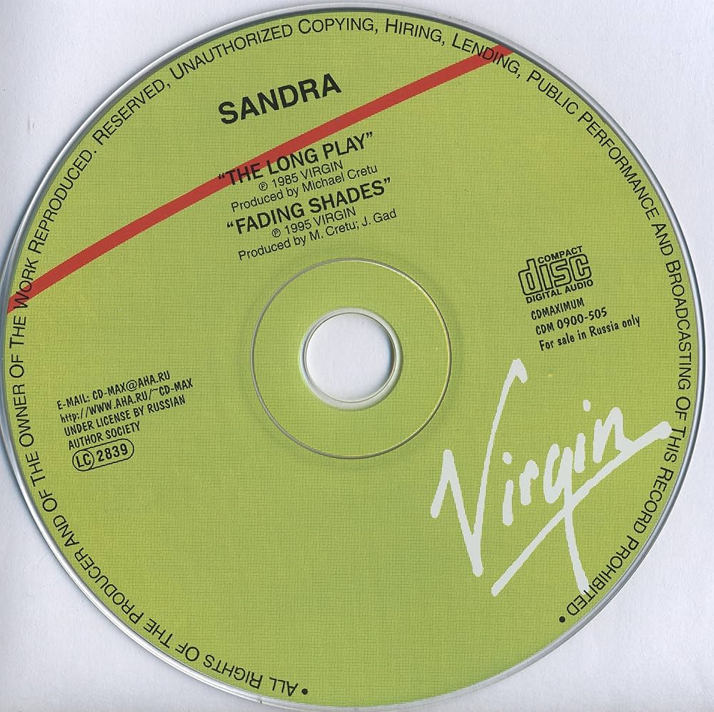 AOR CD SANDRA/THE long play、fading Sandra – The Long Play – Vinyl (LP, Album), 1985 [r5699232