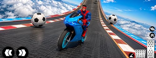 Miniatura 7 de Superhéroe Complicado Bicicleta Carrera Juegos De Niños , Araña Héroe Motor Bicicleta Carreras Juegos 3d, Imposible Mega Rampa Bicicleta Truco Juegos, Superhéroe Bicicleta Juegos Motocicleta Juegos