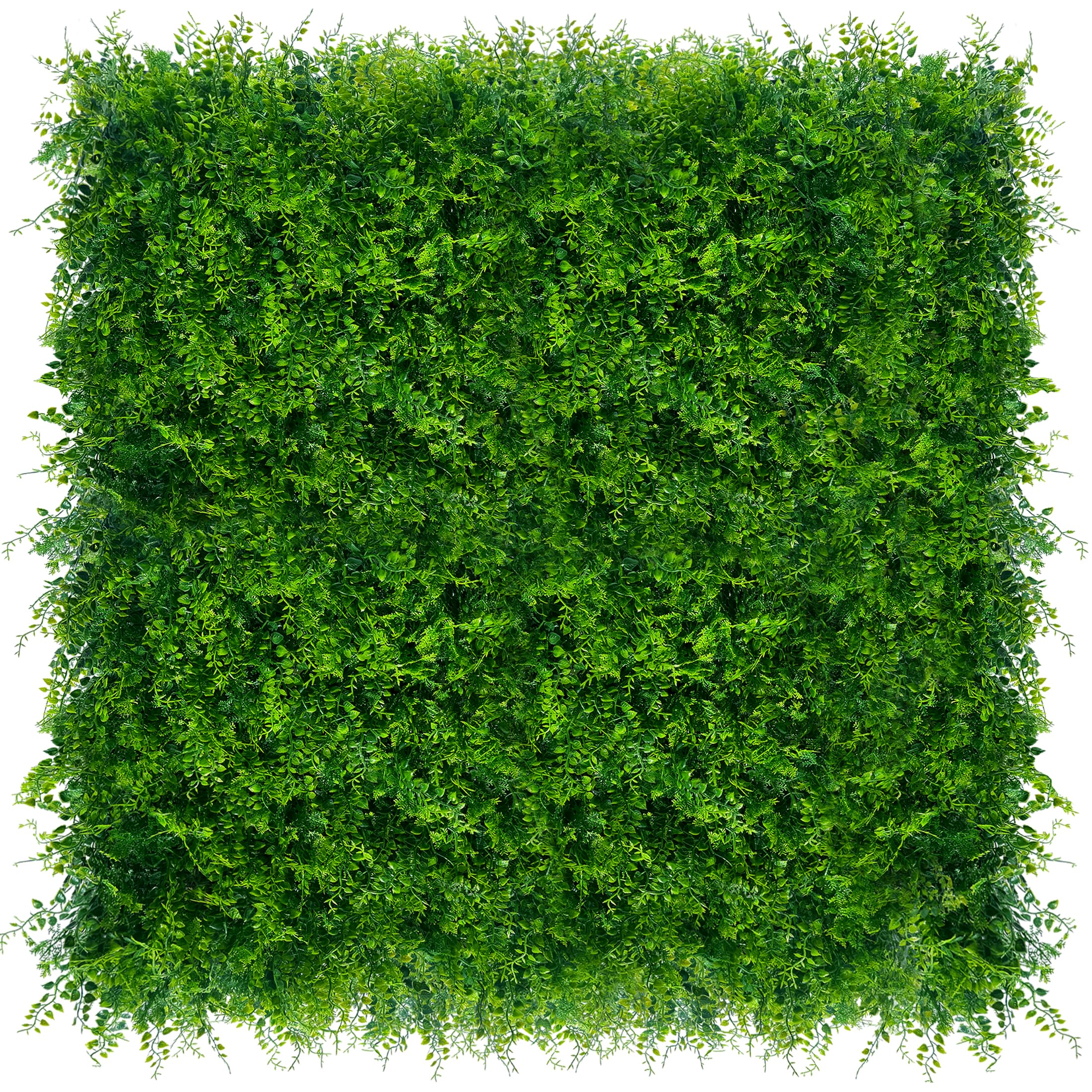 Photo 1 of DOPGIB Greenery Faux Grass Wall Backdrop: 72"x144" (72 SQFT) UV-Anti Artificial Green Boxwood Panel for Patio Balcony Privacy & Ivy Fence Covering Privacy, Garden, Backyard Wall Backdrop Decor