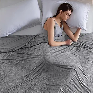 Bedsure Cooling Blanket for Hot Sleepers - Cold Blanket Queen Size for Sleeping, Ice Summer Cool Bedding with Rayon Derived from Bamboo, Lightweight Arc-Chill Thin Room Bed Cooling Essentials, 90x90