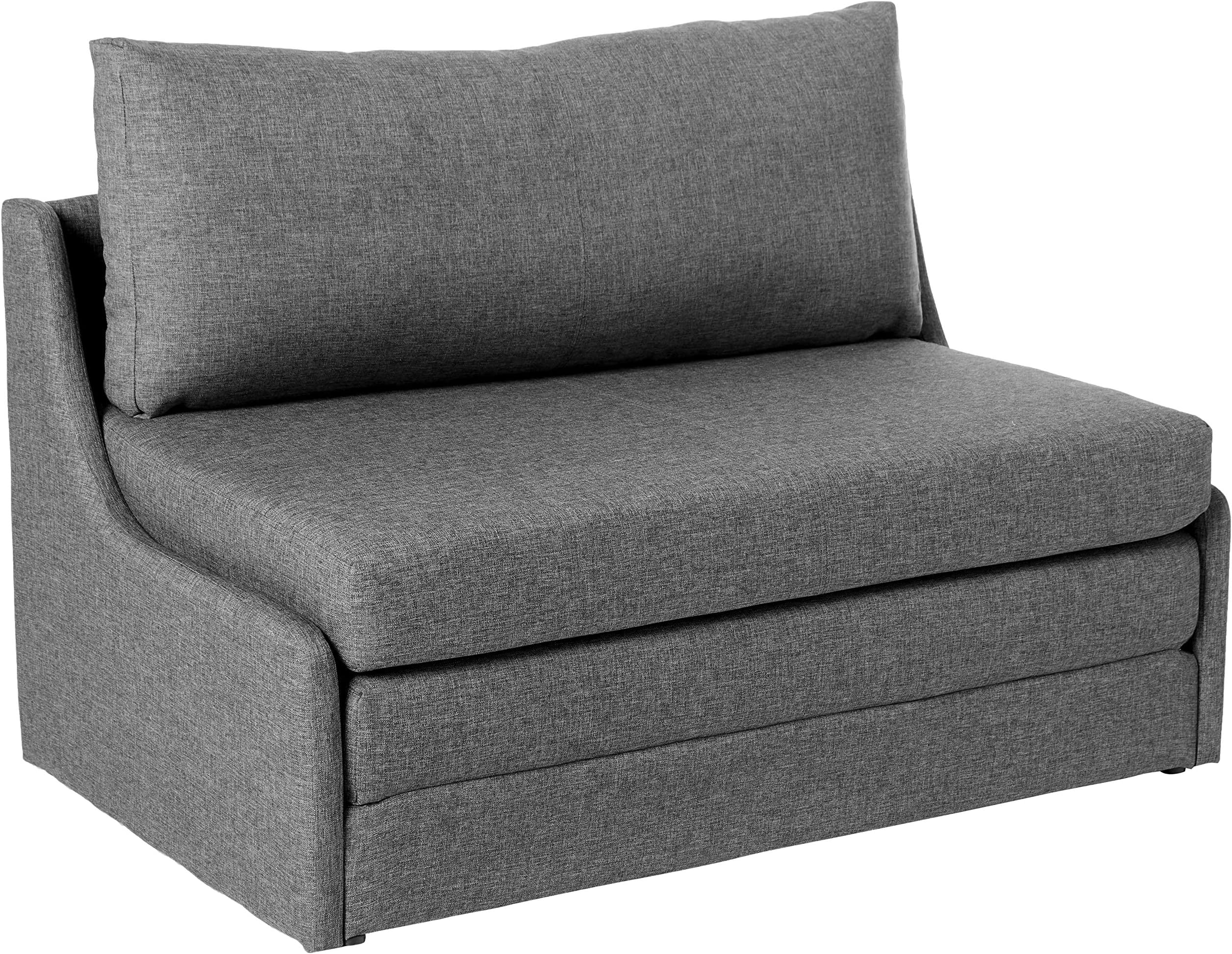 Gold Sparrow Albany Convertible Loveseat Sleeper, Dark Gray