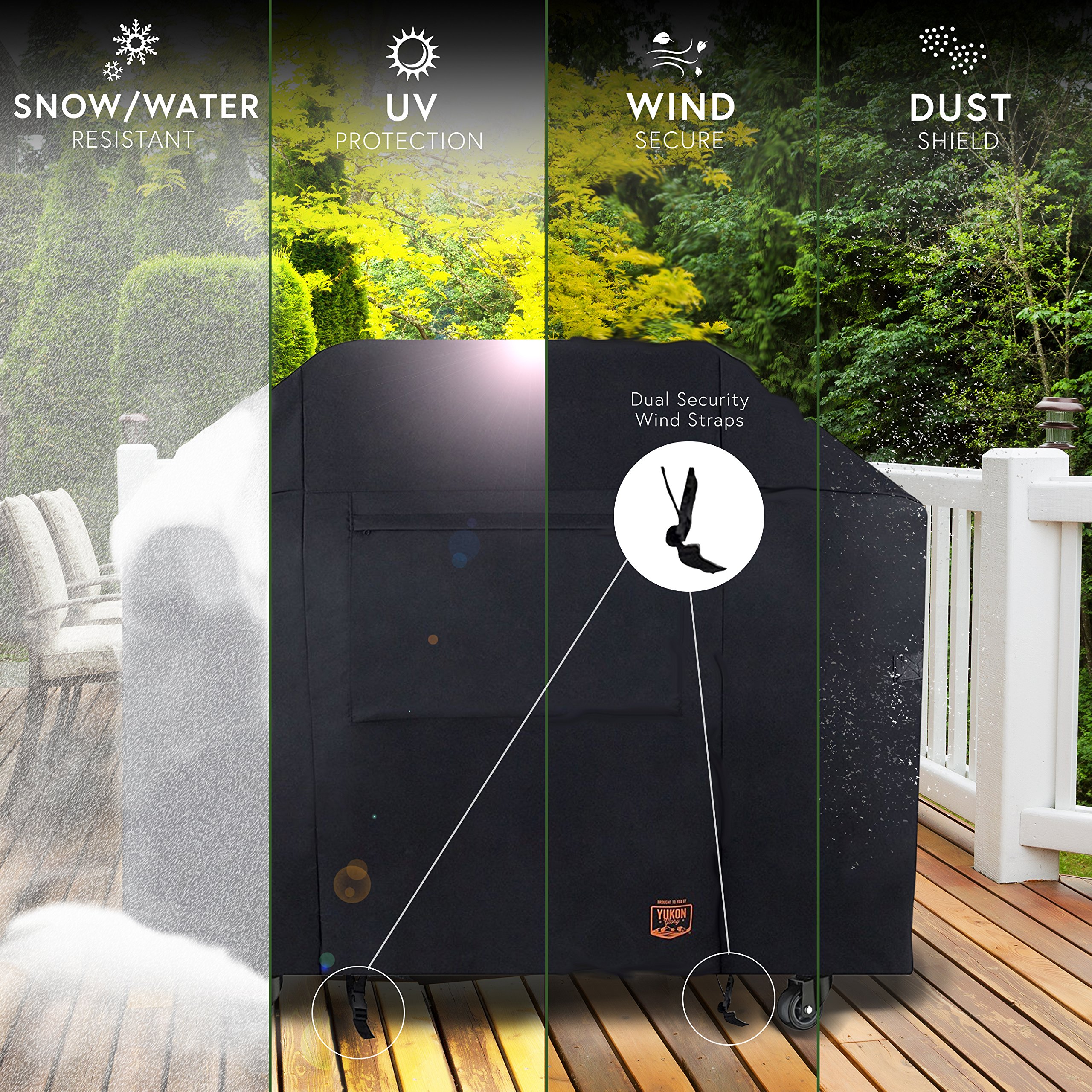 Yukon Glory 7553 Premium Grill Cover For Weber Genesis E