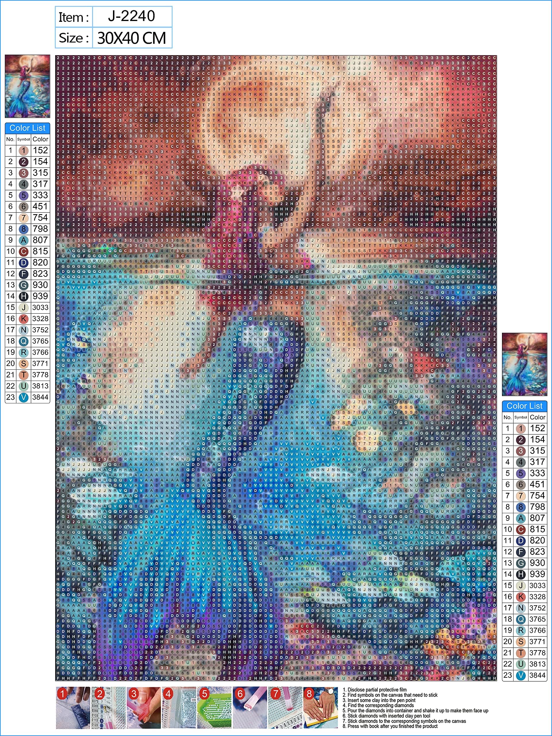 Cartoon Girl Lady 5D fai da te AB trapani ptura diamante Nina De San Art k punto croce ricamo mosaico decorazioni per la casa regalo per bambini  15