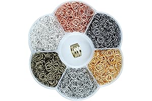 1200 Pcs 8mm Open Jump Rings for Endless Jewelry Making Creativity