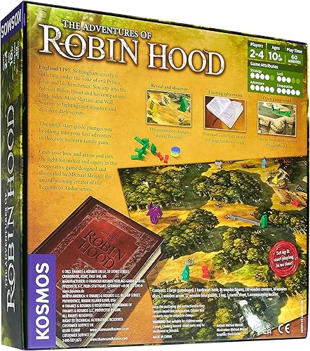 Miniatura 2 de The Adventures of Robin Hood | Un juego de Kosmos | Amigable para la familia, cooperativo, jugador de rol, juego basado en la historia para 2 a 4