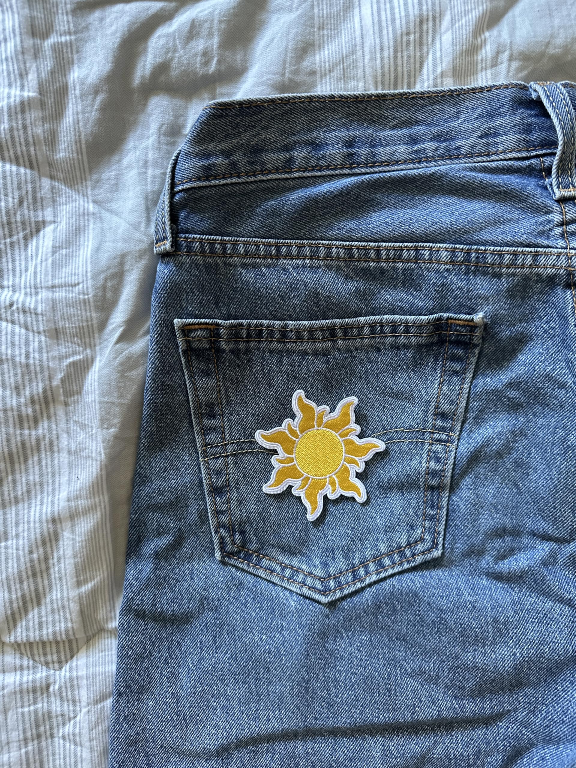 80pcs Pentagram Star Iron On Patch Badge per ricamo Adesivi per