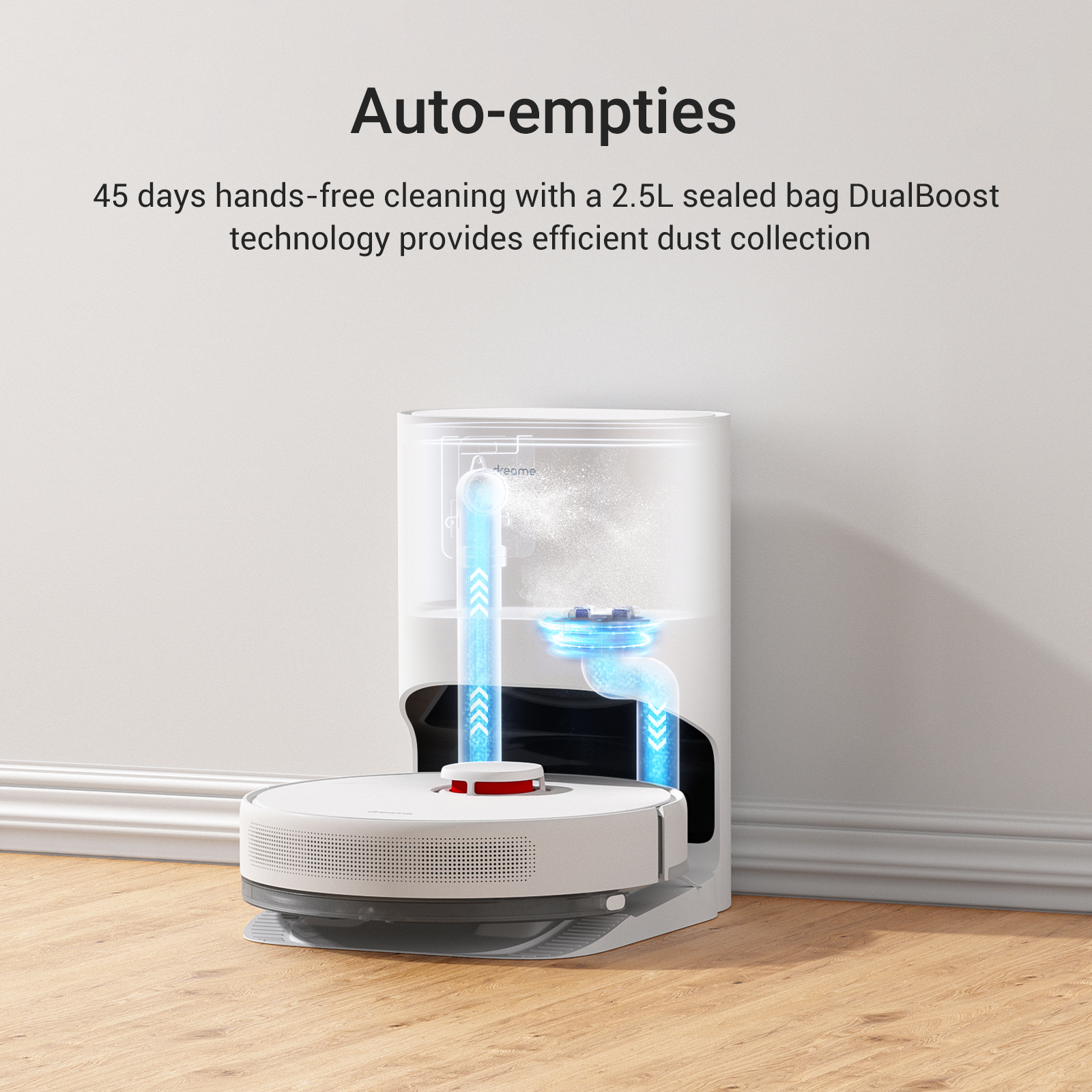 Dreameドリーミー DreameBot D10 Plus dreame D10 Plus Robot Vacuum Cleaner with Mop, 4000Pa Robot Vacuum