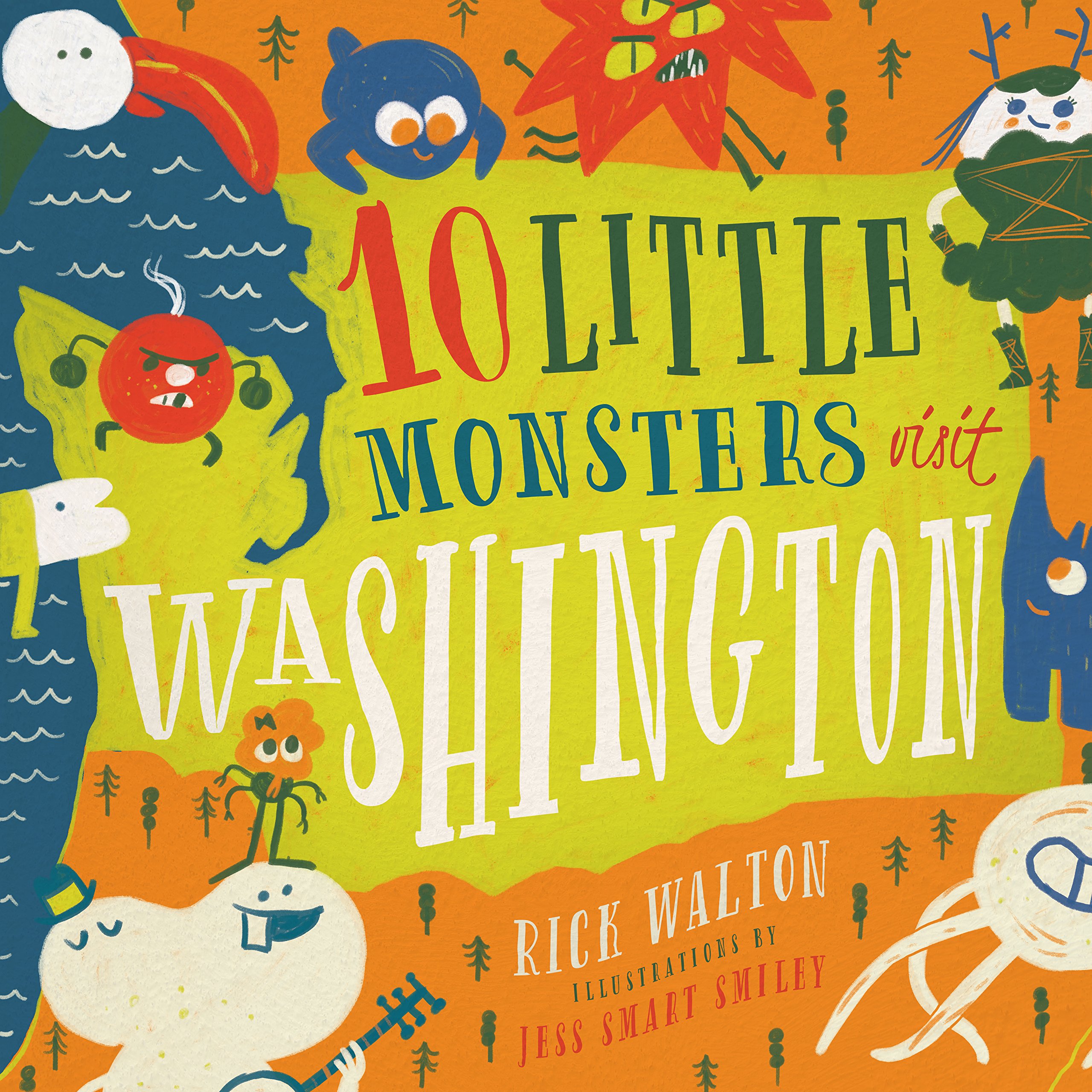 Cover of 10 Little Monsters Visit Washington