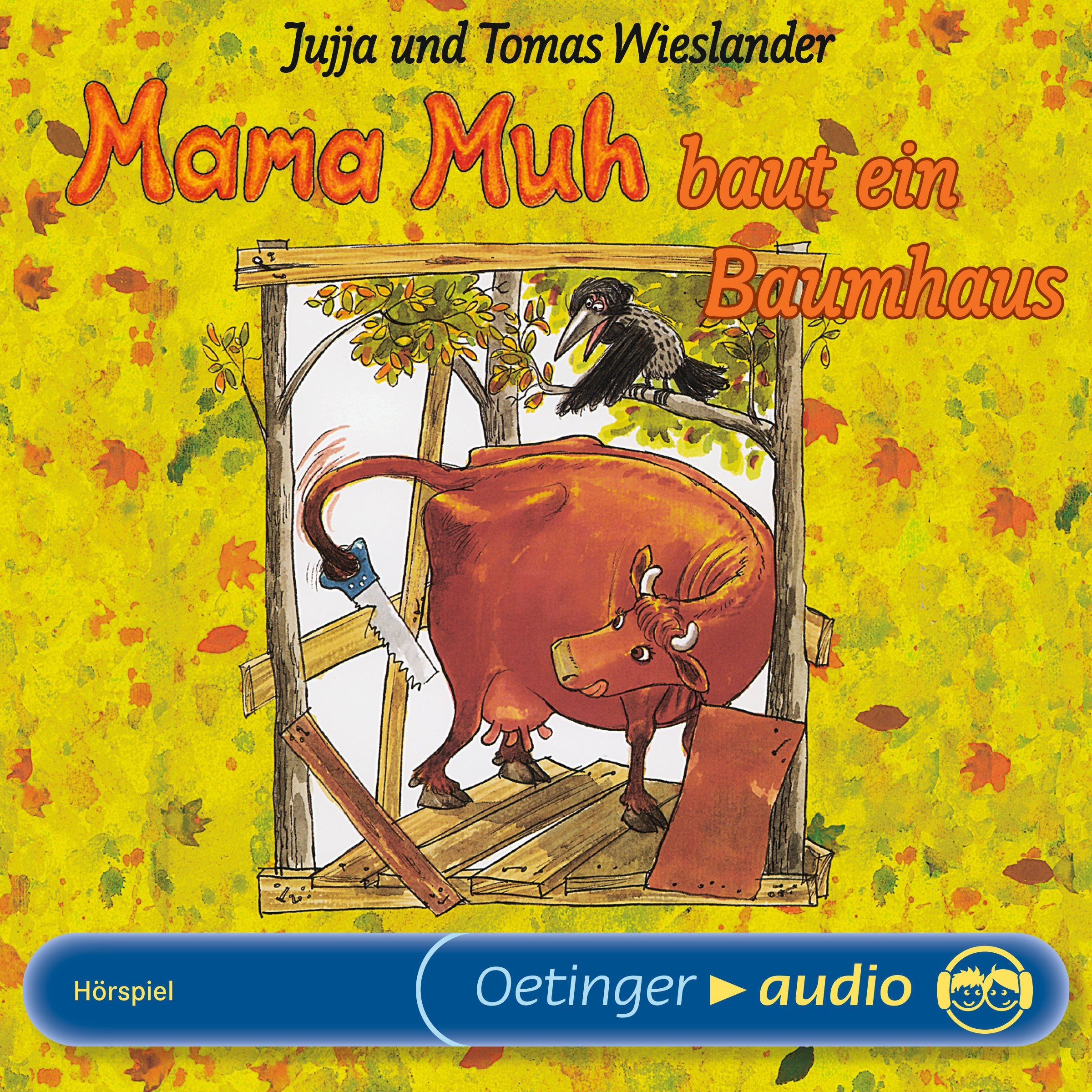 Mama Muh baut ein Baumhaus