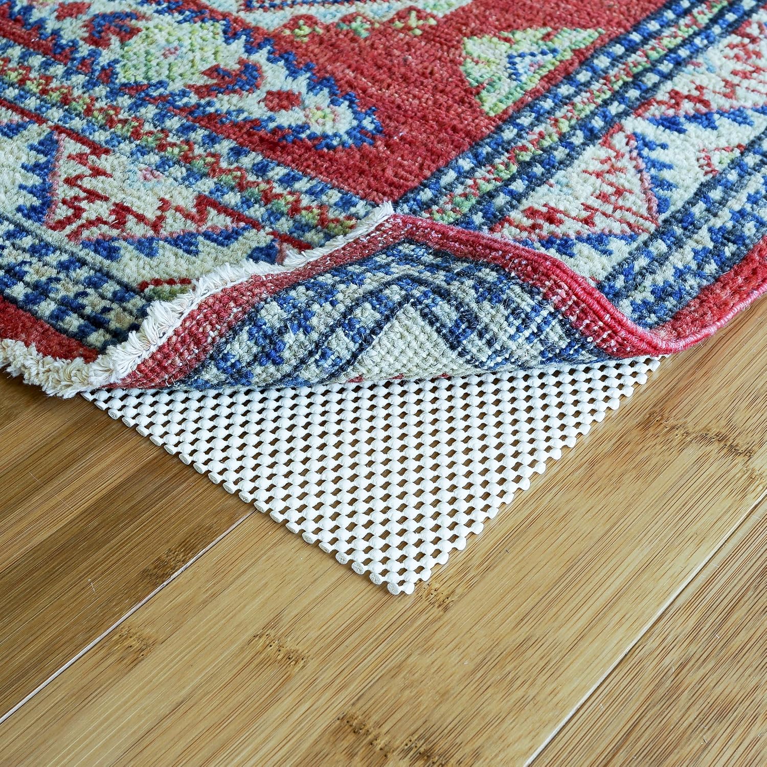 Natural Rubber Non-Slip Beige Rug Pad 3' x 5'