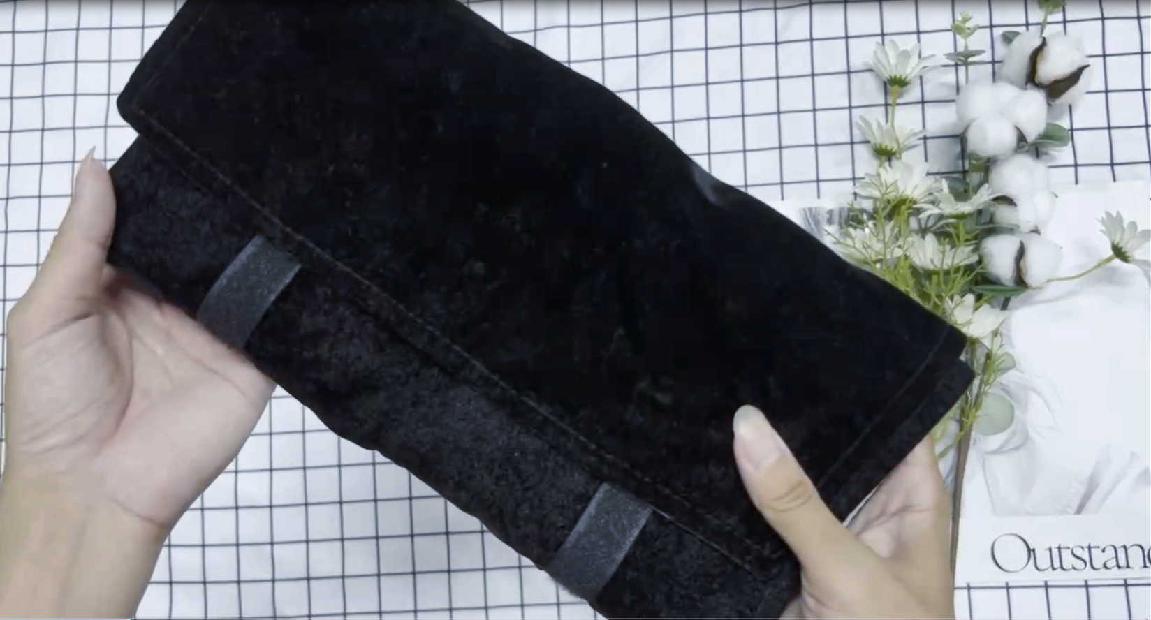 Synchain Roll Portagioie In Velluto | Organizer Da Viaggio Per Orecchini, Collane E Bracciali | Borsa Pieghevole - Foto 3