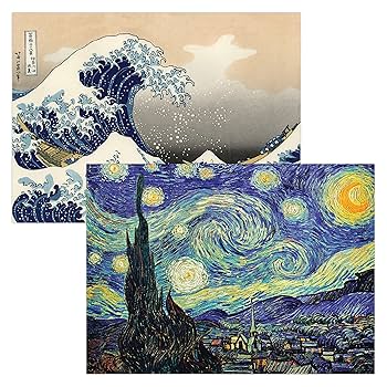 あ69 DEATH NYC ポップアート スヌーピー 葛飾北斎 ゴッホ 星月夜 Yahoo!オークション - 世界限定100枚 アートポスター SNOOPY