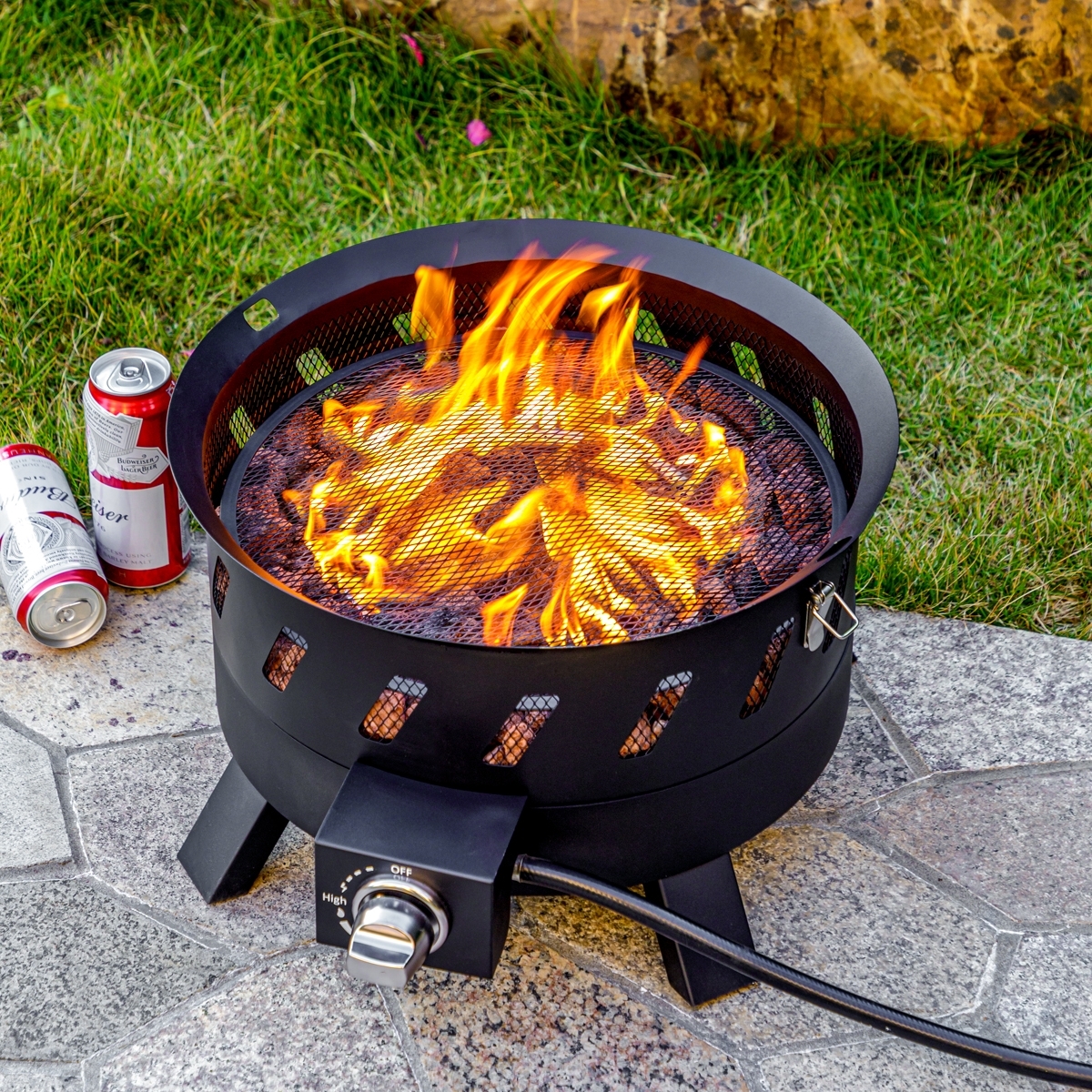 Amazon.com : EcoNook 17.3 inch Portable Propane Fire Pits, Gas