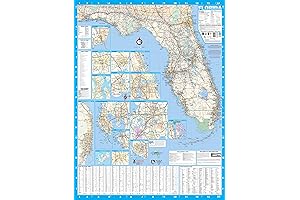 Florida Laminated Map 2021