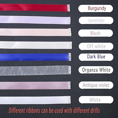 Miniatura 5 de Jovbridsea Cinturón de novia de cristal para vestido de boda, cinturones de vestido de novia con diamantes de imitación y perlas para mujer