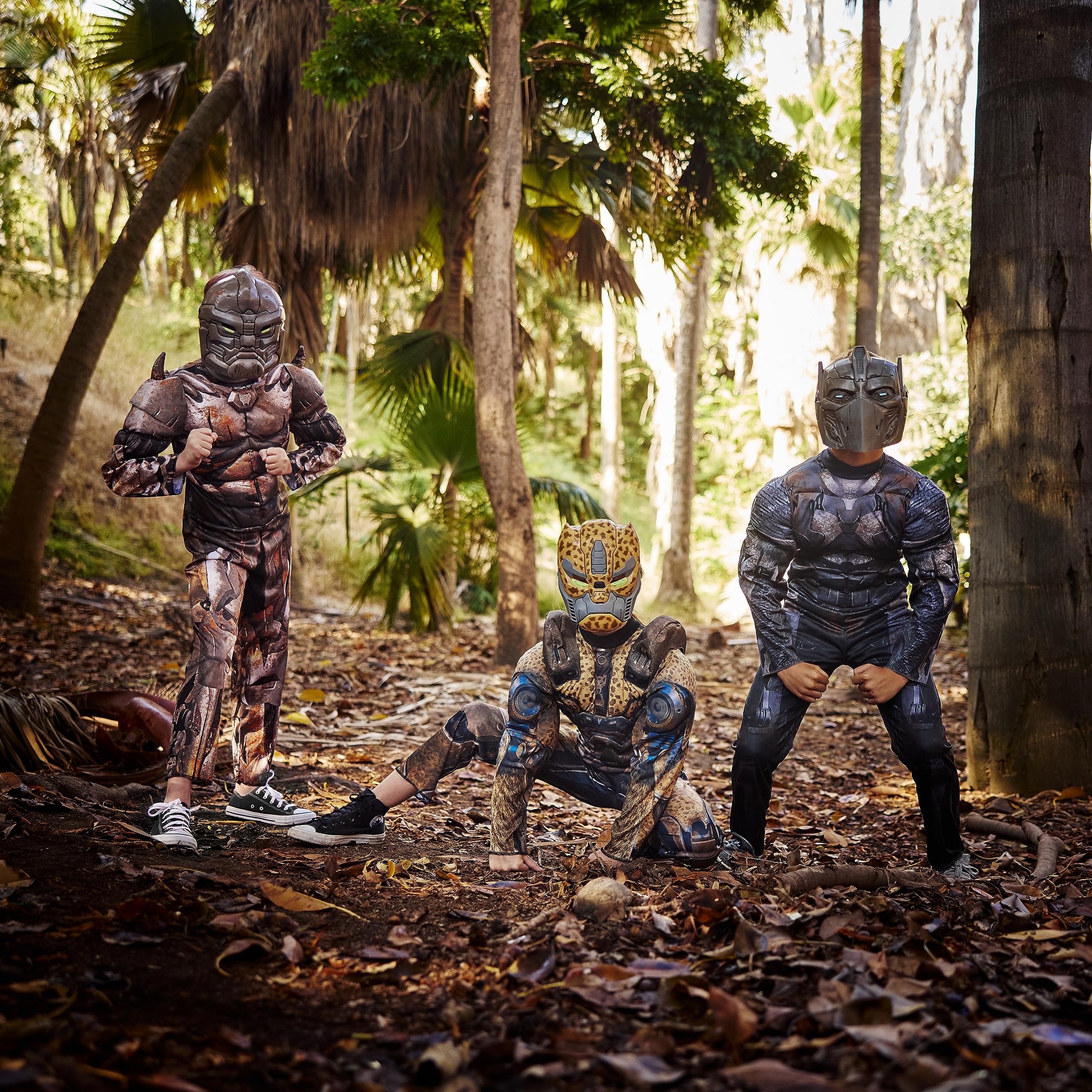Disguise Oficjalny kostium Rhinox dla dziecka, transformer, kostium robota, dla dziewczynki, robota, kostium nosorożca, kostium dla dziecka, kostium na Halloween, kostium karnawałowy dla dziecka,