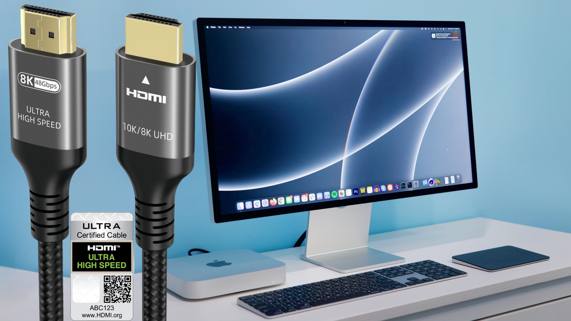 Fiber Optic 8K HDMI 2.1 Cable 50 Ft /15M, 48Gbps Ultra High - View #12