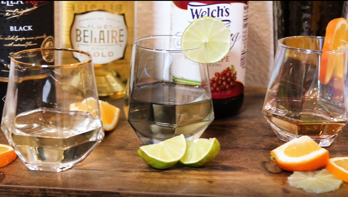 6 Verres à Whisky Inclinés 300ml - Verres En Cristal Sans Plomb Pour Bourbon Et Rhum