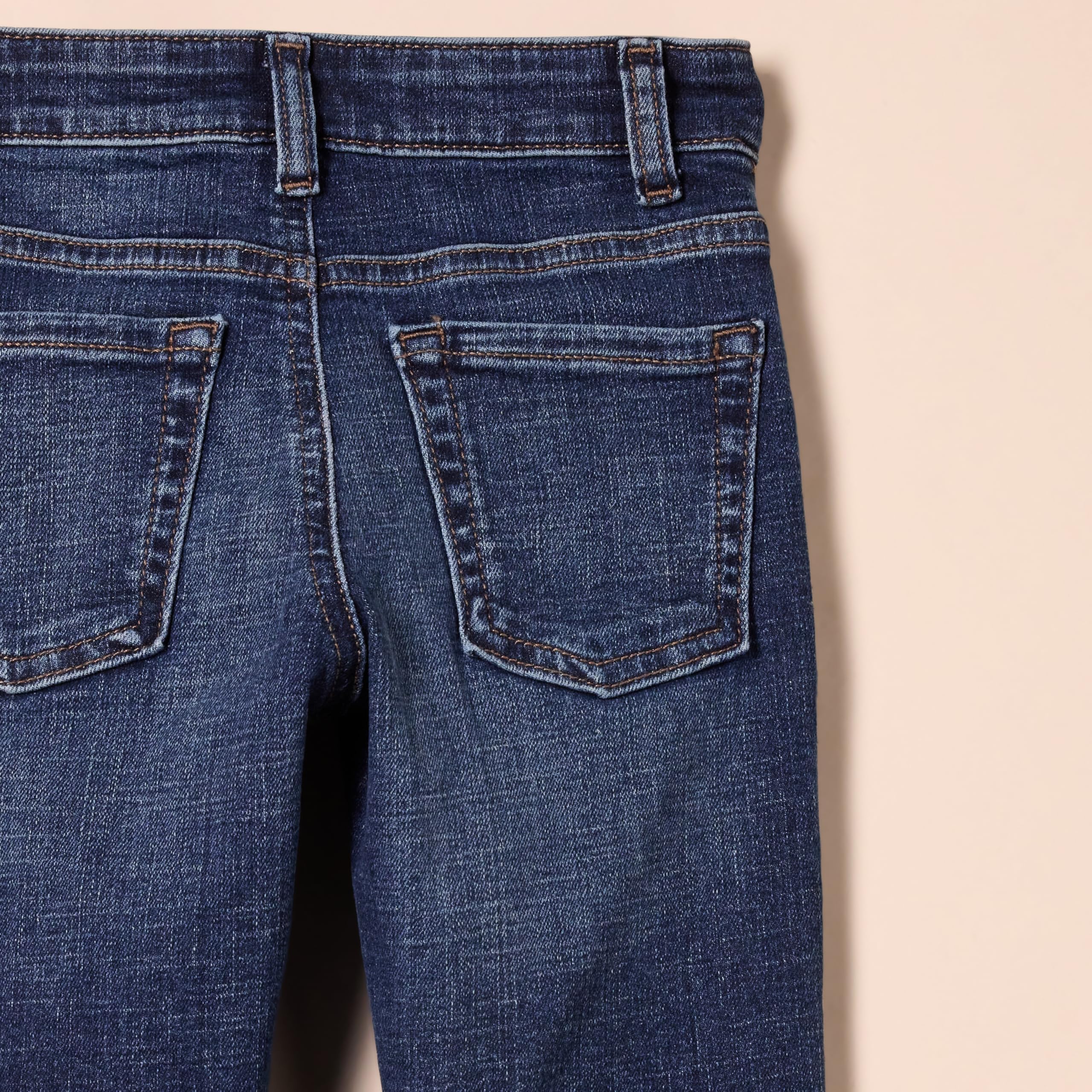 Amazon Essentials Niños Pantalón Vaquero Elástico de Ajuste Entallado