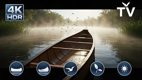 Canoe River Drift & Bird Songs – Nature Calm | 4K TV Ambient Saver – vue 5