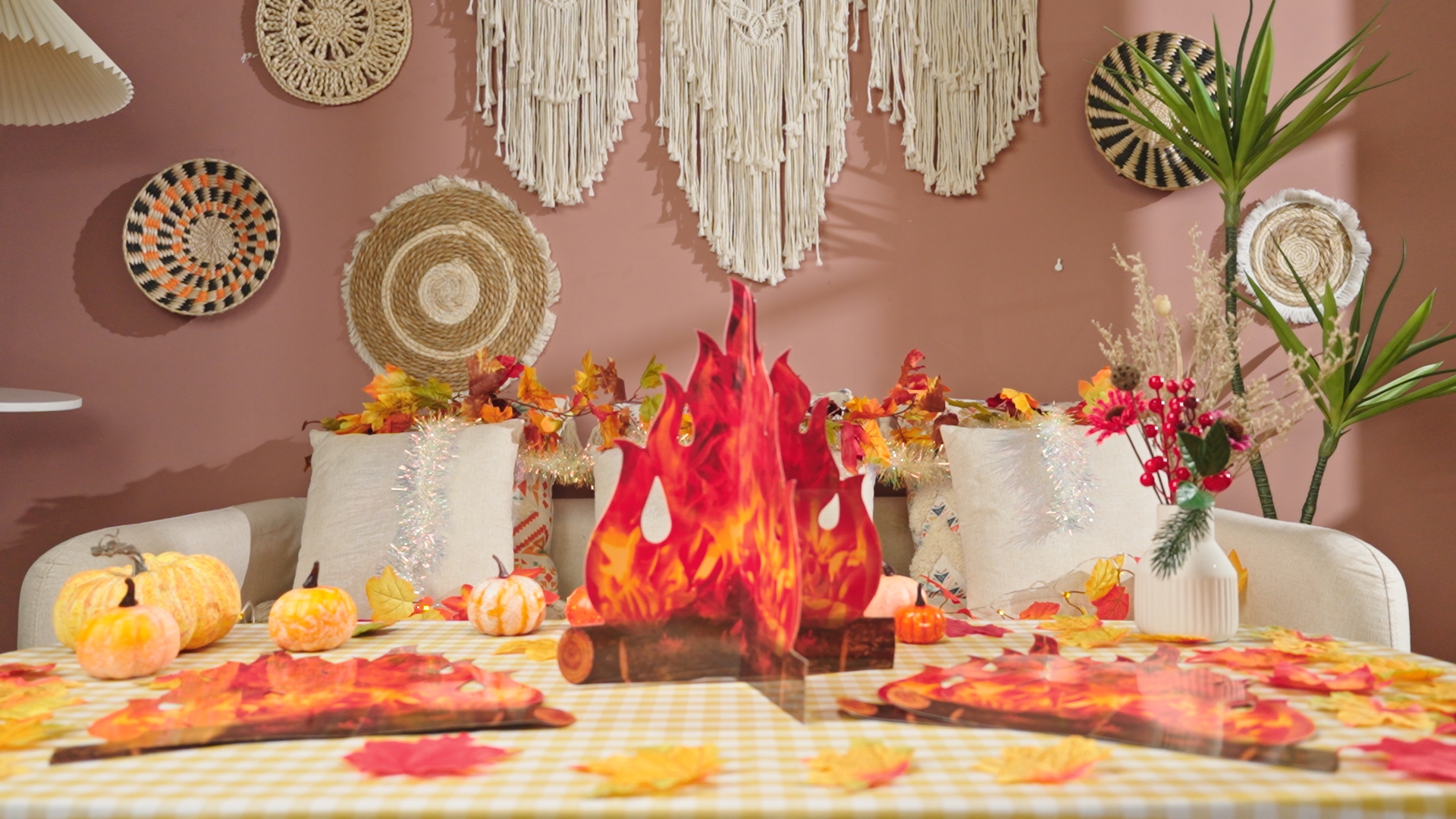 Amazon.com: Boao 3 Sets Fake Fire Fake Flame Prop Camping