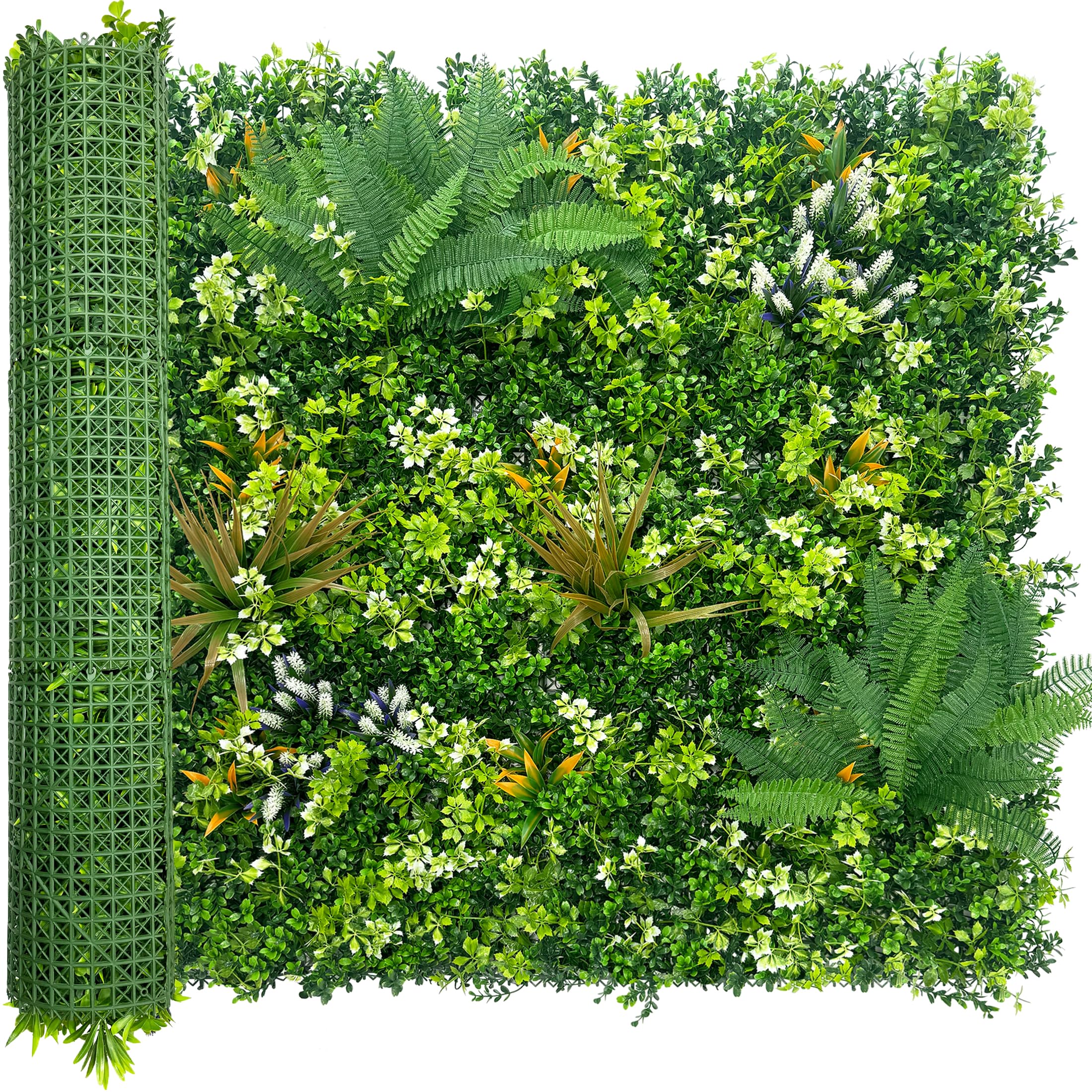 Photo 1 of ODTORY Artificial Grass Boxwood Hedges Wall Panels: 40" x 120" (33.5 sqft)