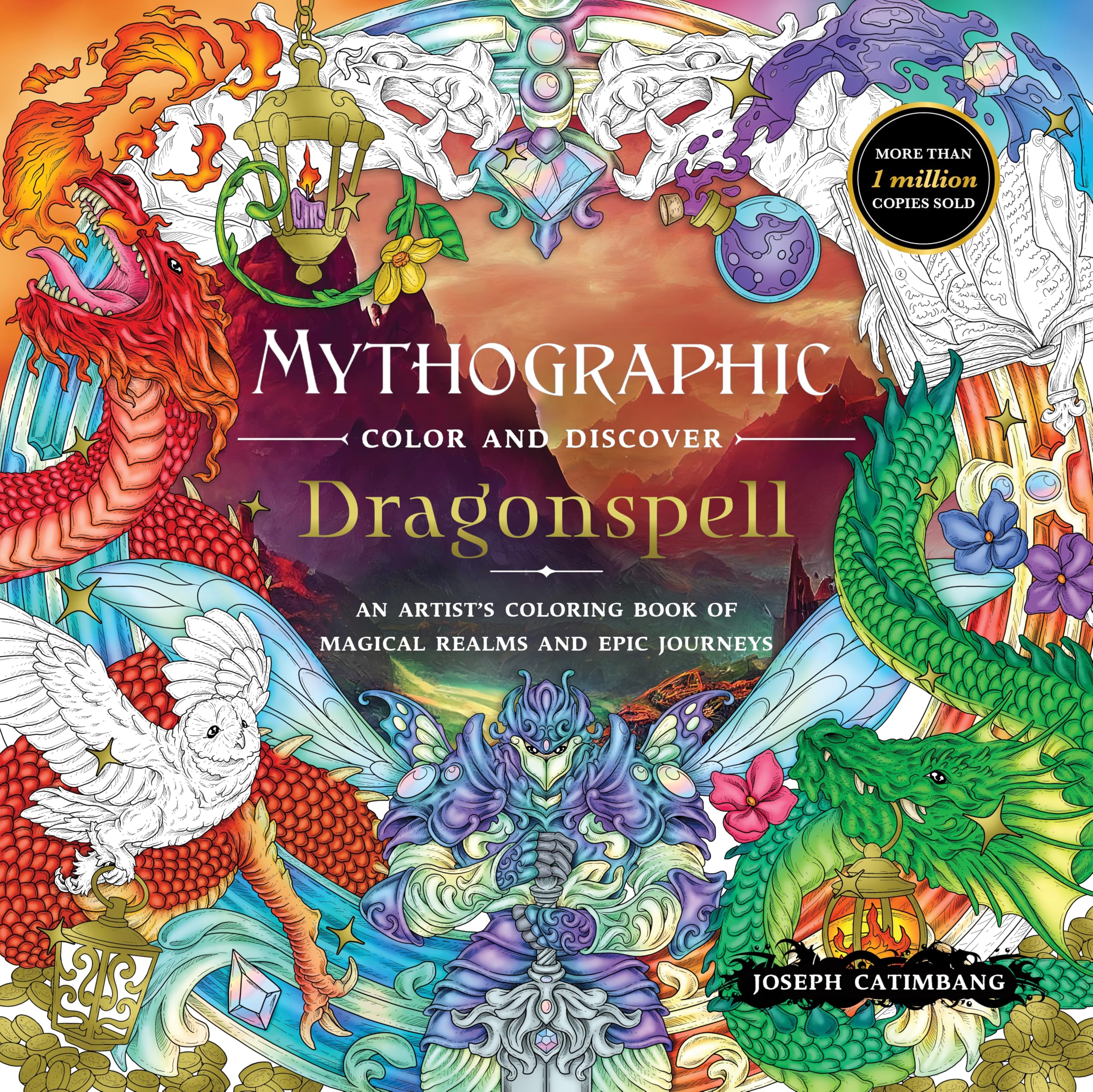 Mythographic Color and Discover: Dragonspell by Joseph Catimbang - 9781250373267