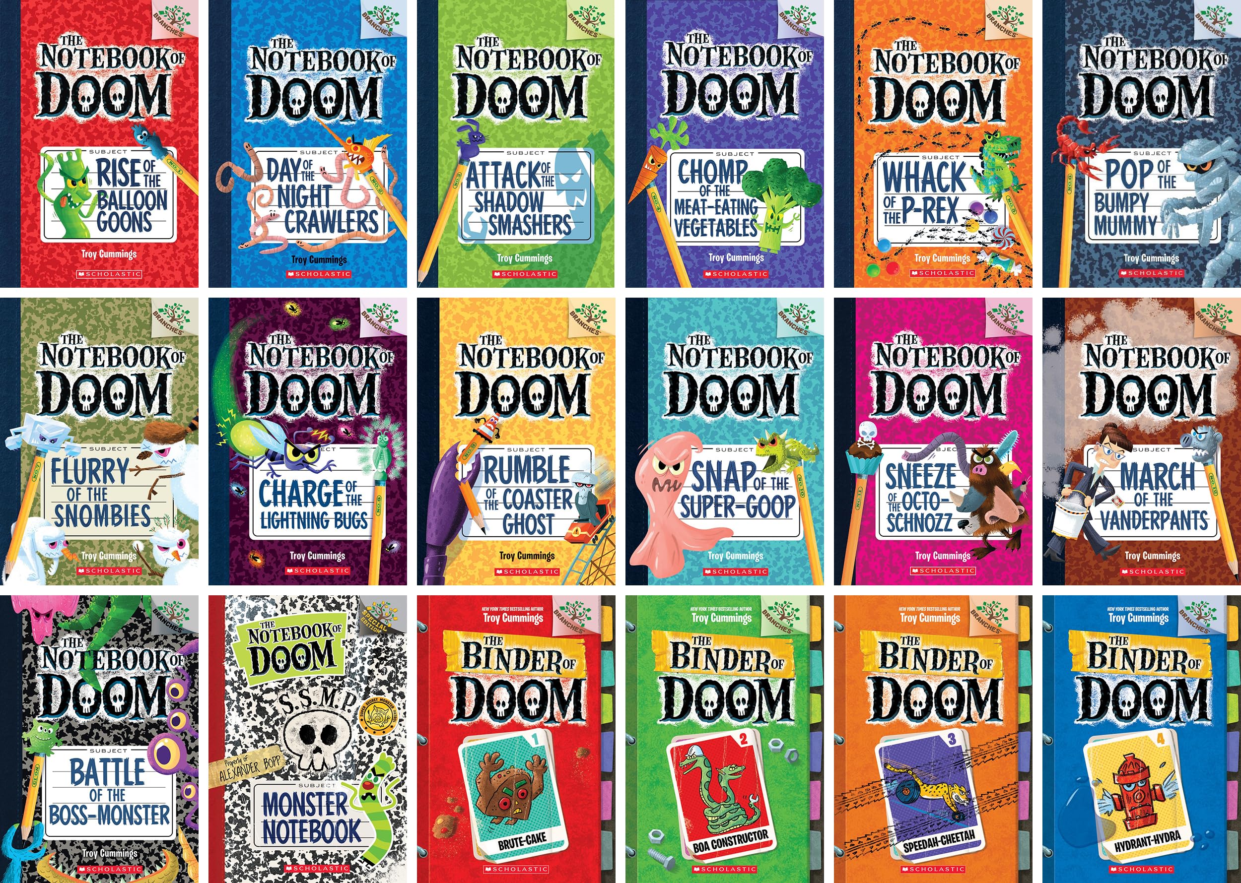 Notebook of Doom Complete Series Set (18 books) Notebook of Doom