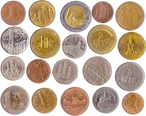 Miniatura 7 de Juego de 40 monedas de 40 países diferentes