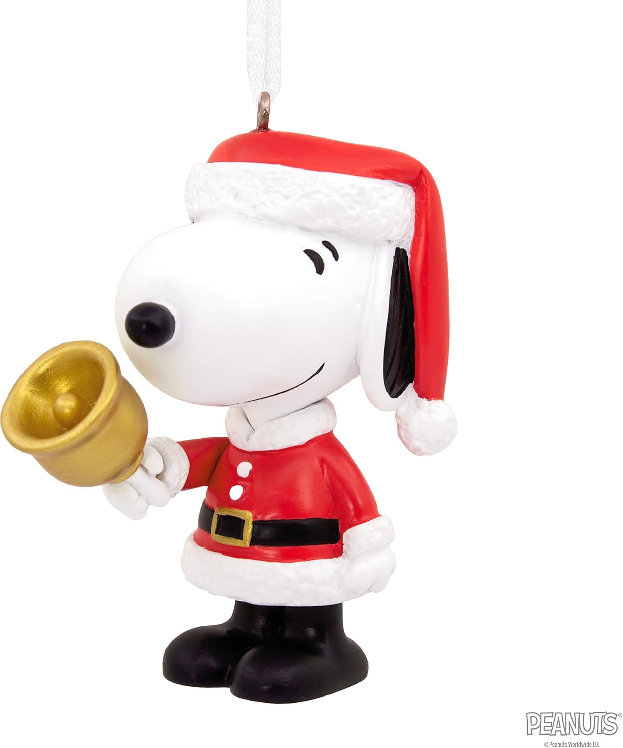 Hallmark Peanuts Snoopy Bell Ringer Christmas Ornament