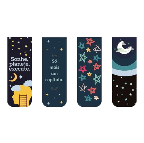 Kit 4 marcadores de páginas