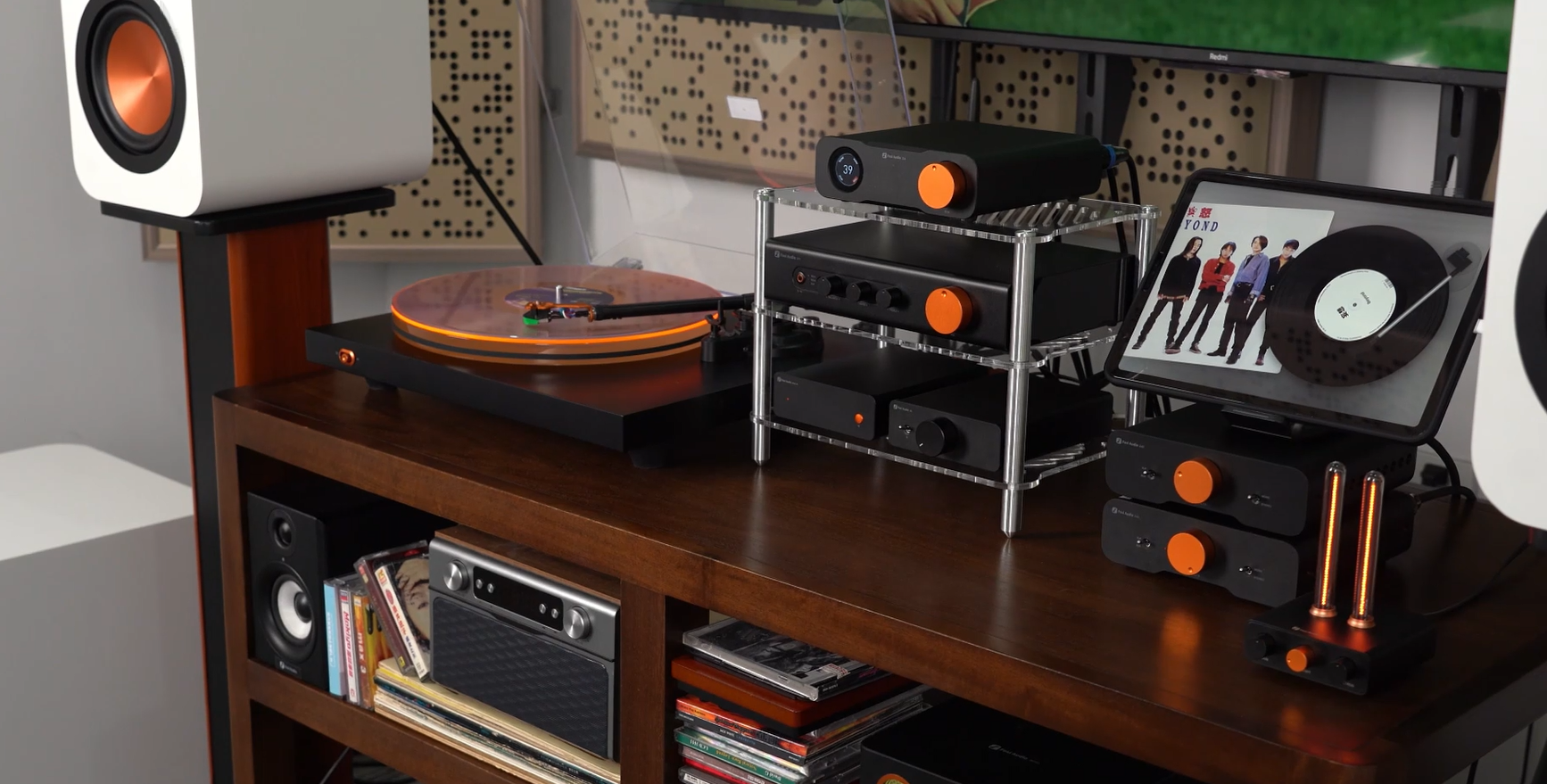 Amazon | Fosi Audio ZP3 バランスプリアンプ 2 RCA入力および1 XLR