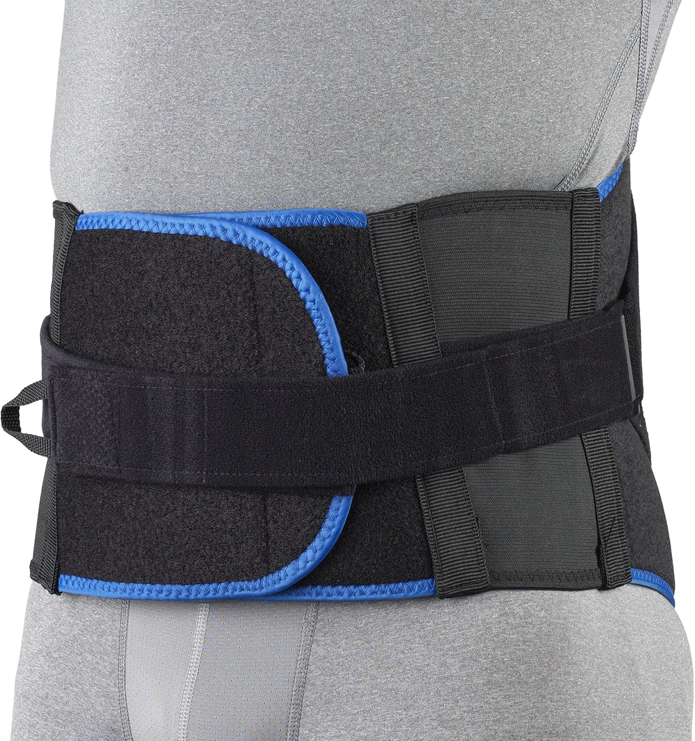New Deal OTC Lumbosacral Orthosis Support Heavy Duty Back Brace Trutek, Black, XXX-Large