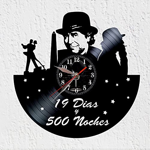 VINY WOODY Joaquín Ramón Martínez S.Cantautor Poeta Decoración De Reloj De Pared Disco De Vini
