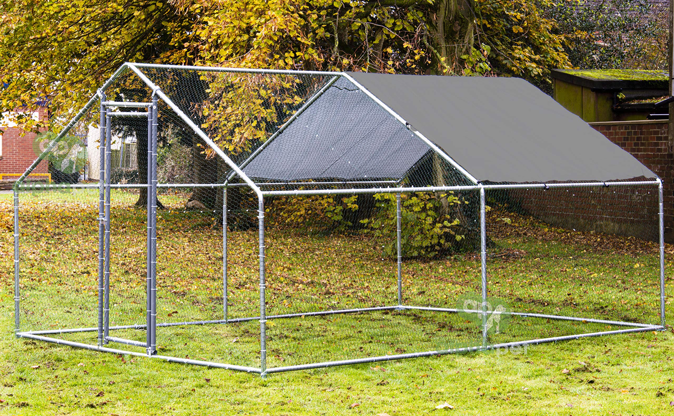 When in Home Chicken Run Coop Heavy Duty Galvanised Steel Cage suitable