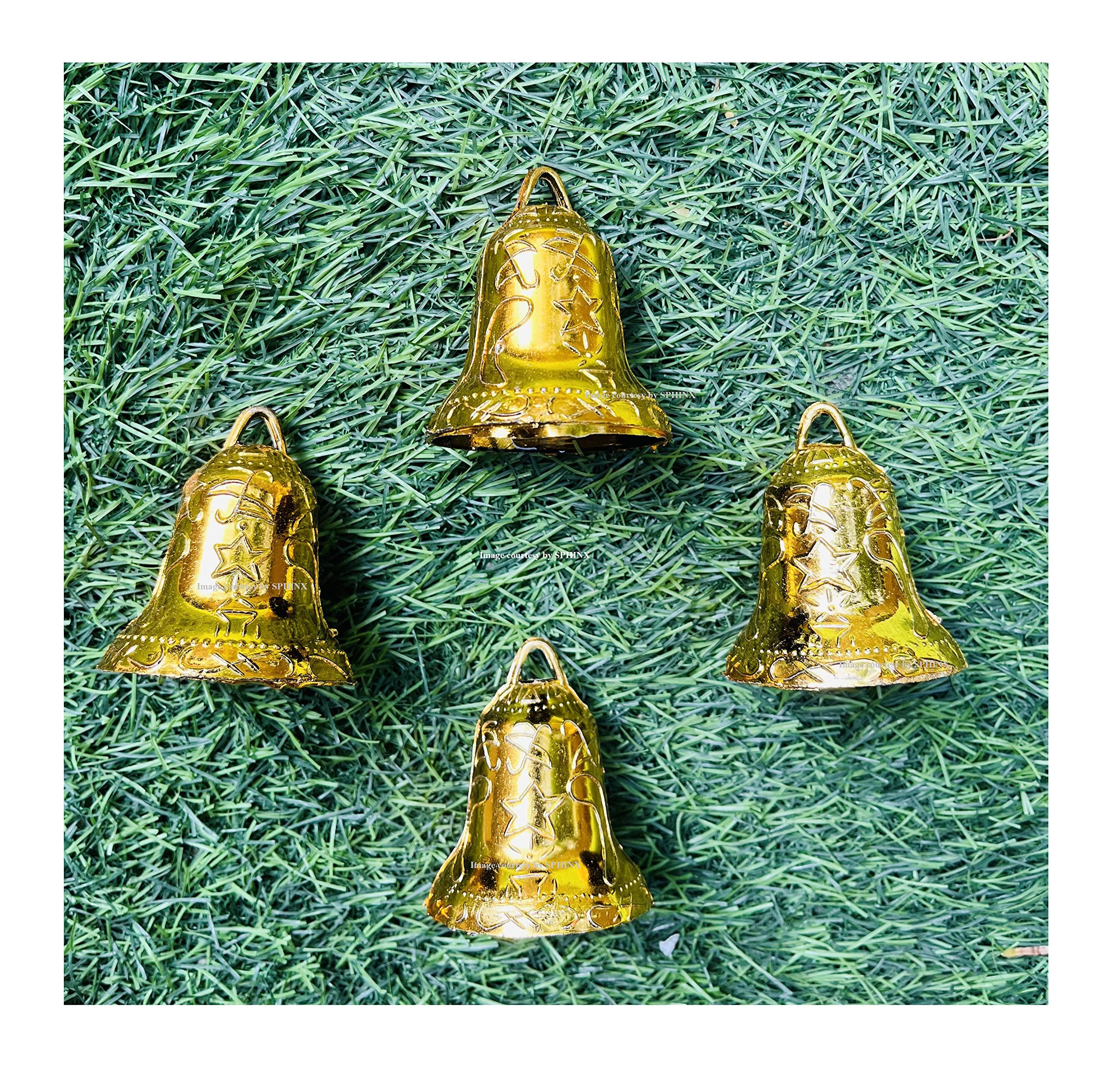 Golden Bells for Crafts & Decorations - FREE SHIPPING -8