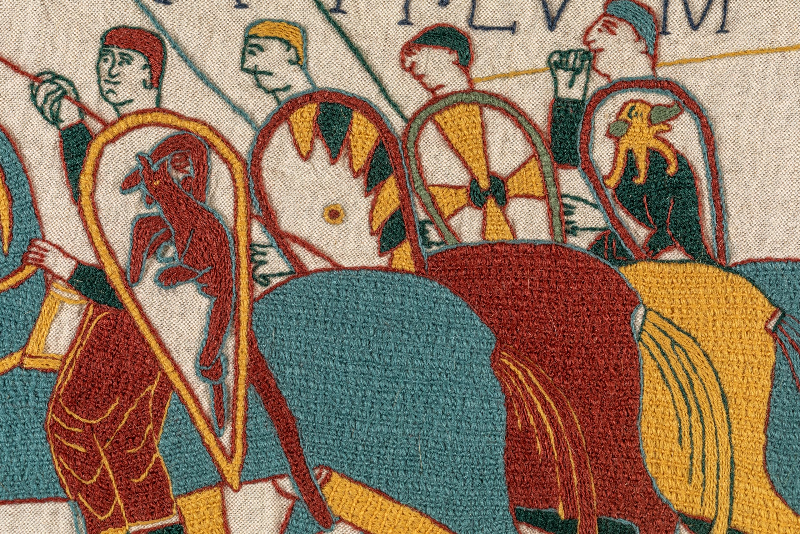 Embroider the Bayeux Tapestry: Transfer and Stitch 25 Historic Scenes Featuring Kings, Knights, Horses and More